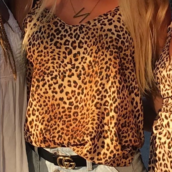 🎉B2GO free🎉 Cheata Print Tank Top - Picture 3 of 4